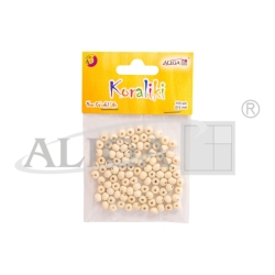 KORALIKI ,kulki drewniane , mini fi 6mm / 100szt   kulka drewniana , surowa , kulka 6mm / PJ-2761